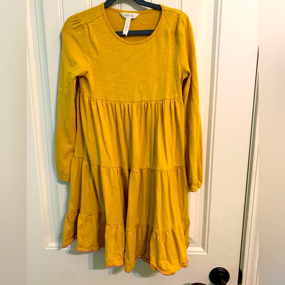 Matilda Jane long sleeve yellow dress size 8